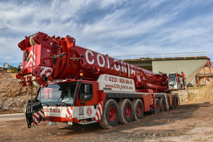 【取って置く】2026年発売予定を組む COLONIA LIEBHERRリープヘル LTM 1650-8.1 移動性起重機 / WSI 1/50 組み上げる機械類ひな形 工事鉄道車両