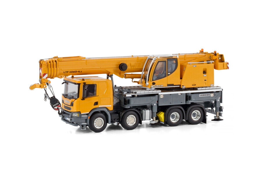 Liebherrリープヘル LTF 1060-4.1 Crane起重機 Premium Line / WSI 1/50 作り上げる機械類 ひな形