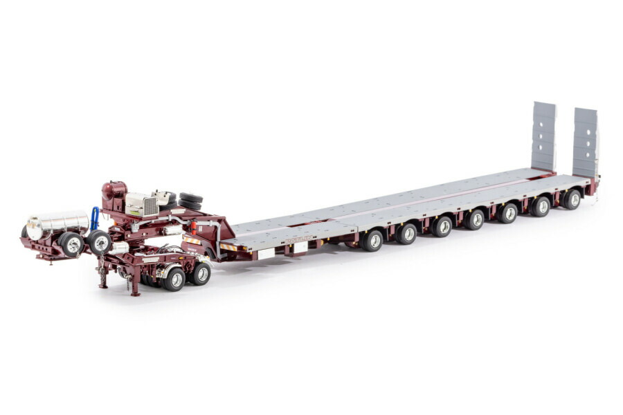 Patlin 2x8 DOLLY + 7X8 STEERABLE LOWLOADER / WSI 1/50 組み上げる機械類 ひな形