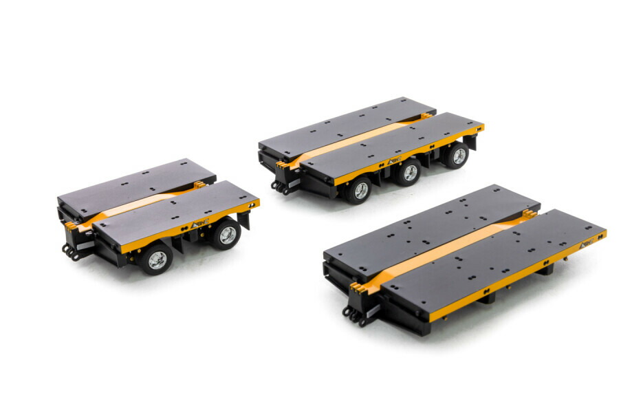 Big Hill Cranes STEERABLE ACCESSORY SET: DECK 2X8 + DECK 3X8 + CLIP / WSI 1/50 組みたてる機械類 ひな型