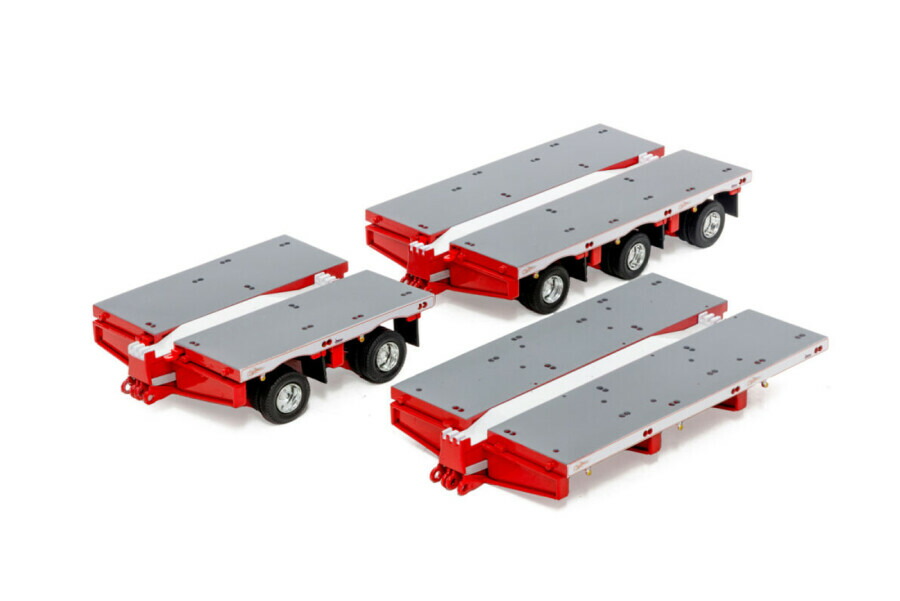 Bowers Heavy Haulage STEERABLE ACCESSORY SET DECK 2X8 + DECK 3X8 + CLIP / WSI 1/50 組みたてる機械類 ひな型