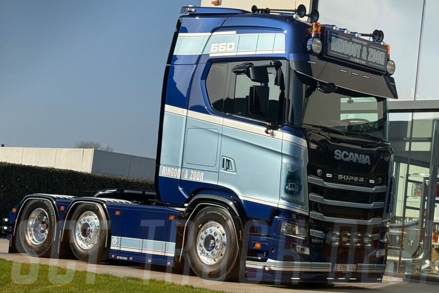 【取っておく】2026年発売予定を組む RINGOOT LUC SCANIA S HIGHLINE CS20H 6x2 ツインステア トラクター / WSI 1/50 作り上げる機械類ひな形 工事鉄道車両