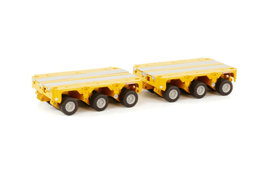 【予約】10-12月以降発売予定SCHEUERLE INTER COMBI SET 3 AXLE (2X) YELLOW /WSI トレーラー 1/50 建設機械模型 ミニチュア ミニカー｜ラストホビー