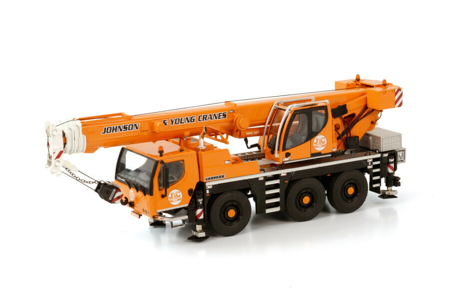 JOHNSON & YOUNG ; LIEBHERRリープヘル LTM 1050 モバイルクレーン/WSI 1/50 建設機械模型 ミニチュア|ラストホビー