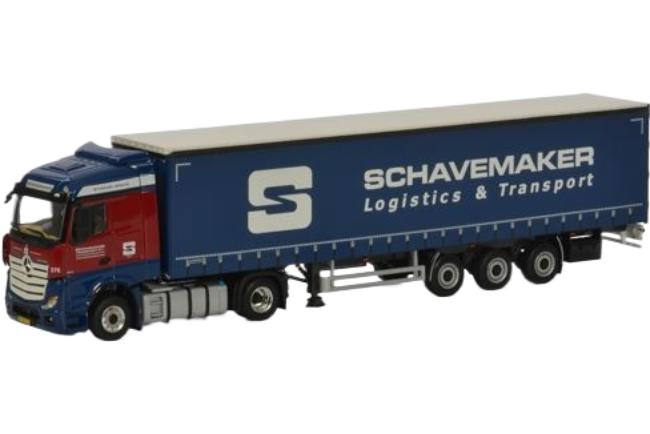 Schavemaker Mercedes-Benz Actros トラクタヘッド / WSI 1/50 建設機械模型 工事車両