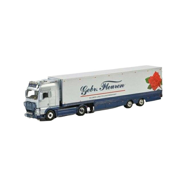 Gebr. Fleuren MAN TGX XXL semi box trailer トレーラー / WSI 1/50 建設機械模型 工事車両｜ラストホビー