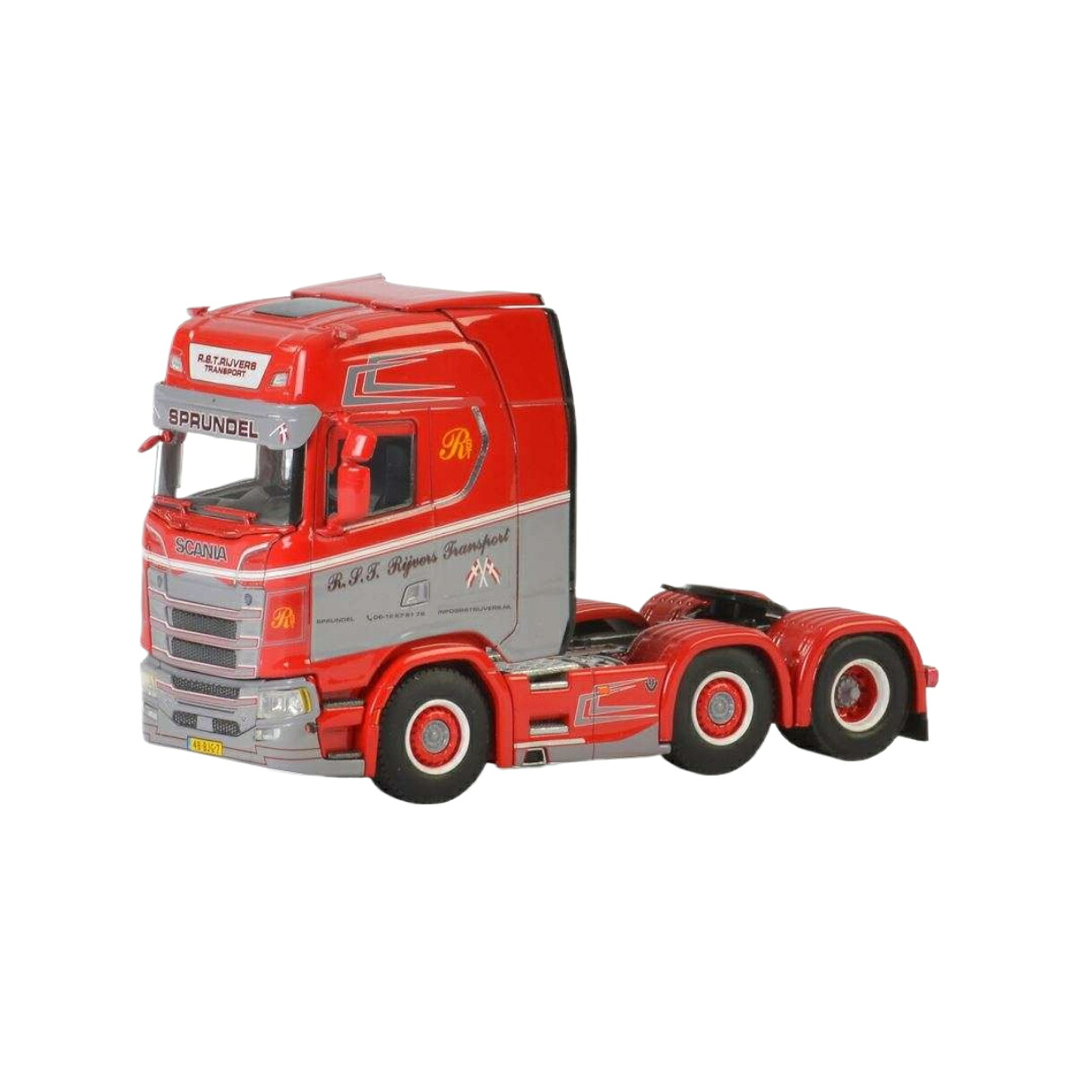 RST Rijvers Scania S Highline CS20H トラック / WSI 1/50 建設機械模型 工事車両|ラストホビー