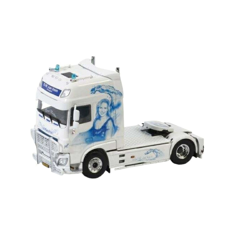 D.M. van Veen DAF XF Super Space Cab トラック / WSI 1/50 建設機械模型 工事車両|ラストホビー
