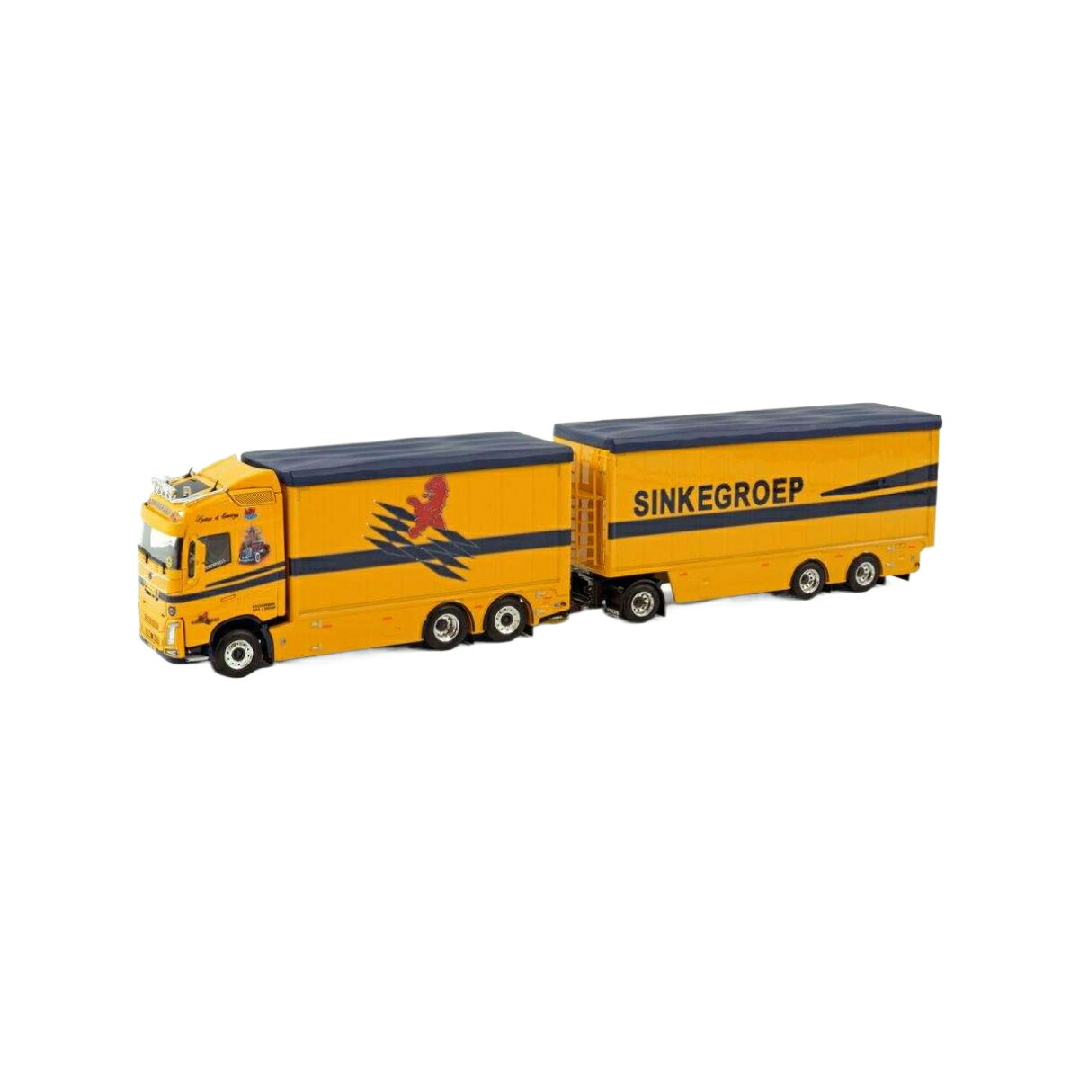 Sinke Volvo FH04 Globetrotter walking floor combi 6x2 トラック / WSI 1/50 建設機械模型 工事車両