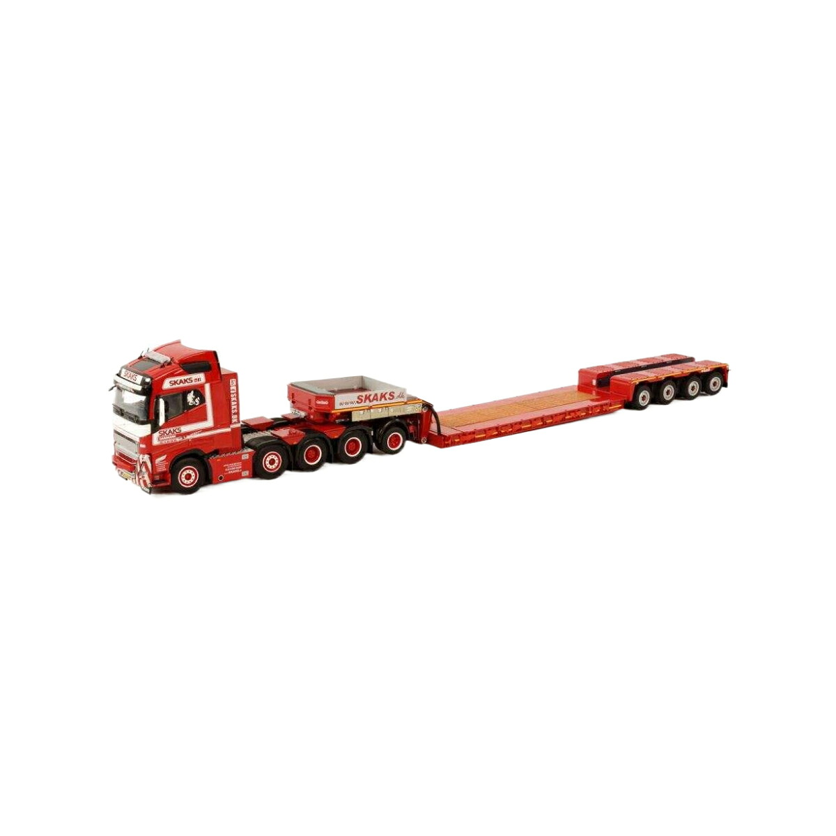 Skaks Speciaaltransport Volvo FH5 Globetrotter 8x4 semi lowloader 4+1axle トレーラー / WSI 1/50 建設機械模型 工事車両 35,945円
