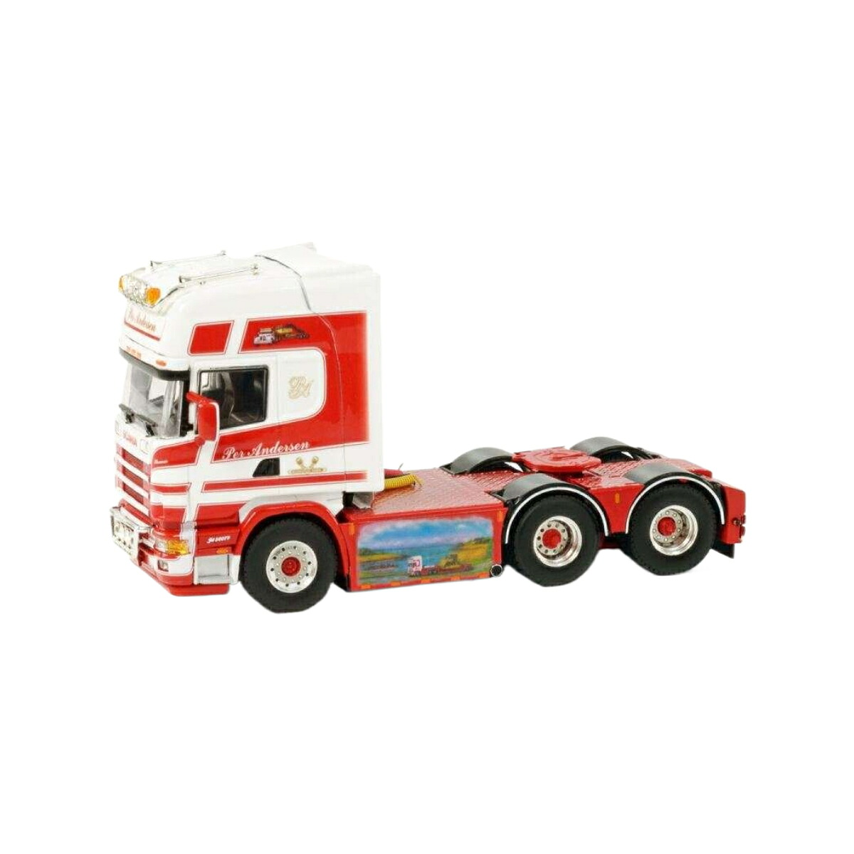 Per Andersen Scania R4 Topline 6x2 Tag Axle トラック / WSI 1/50 建設機械模型 工事車両