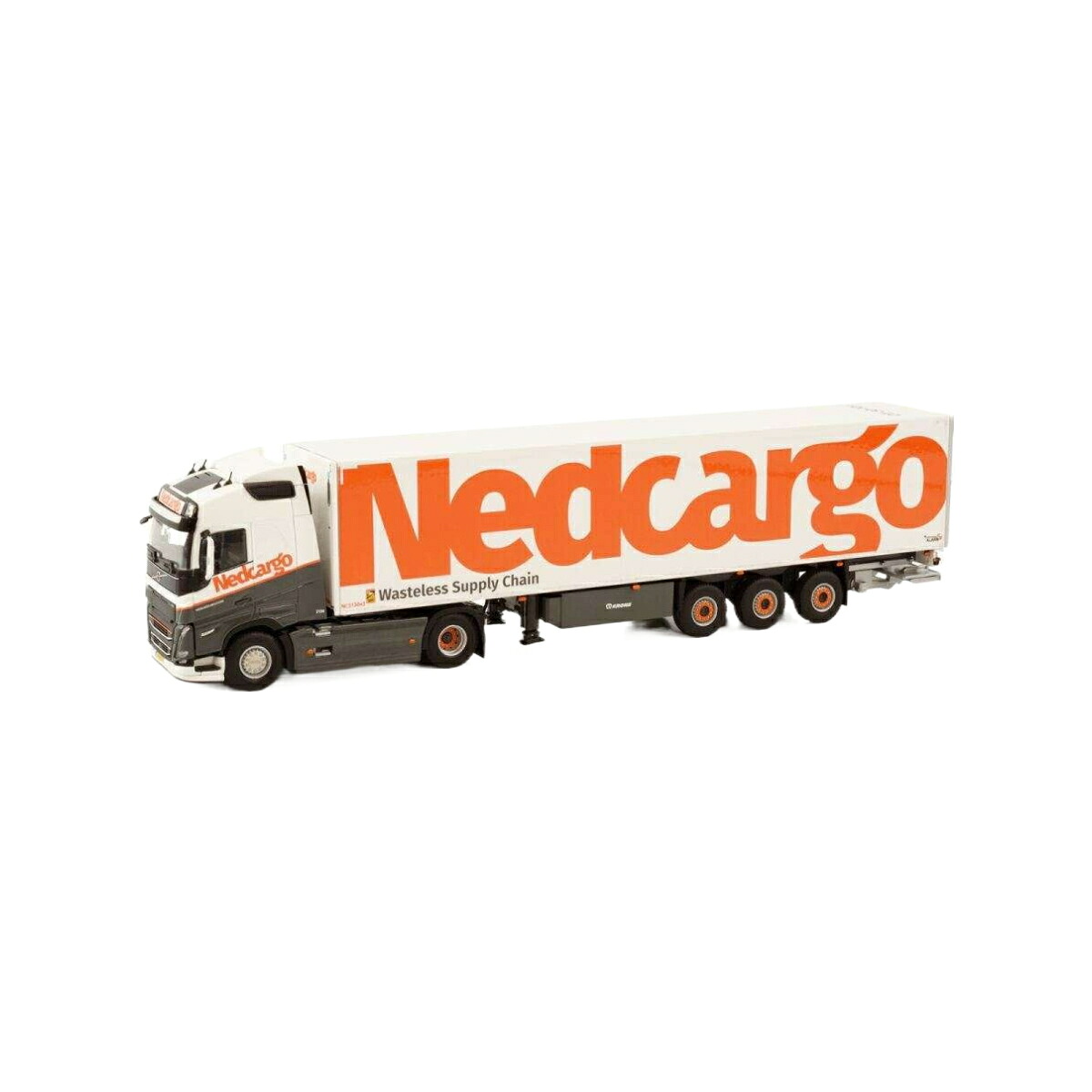 Nedcargo Volvo FH05 Globetrotter XL 4x2 Box Semitrailer 3axle トレーラー / WSI 1/50 建設機械模型 工事車両