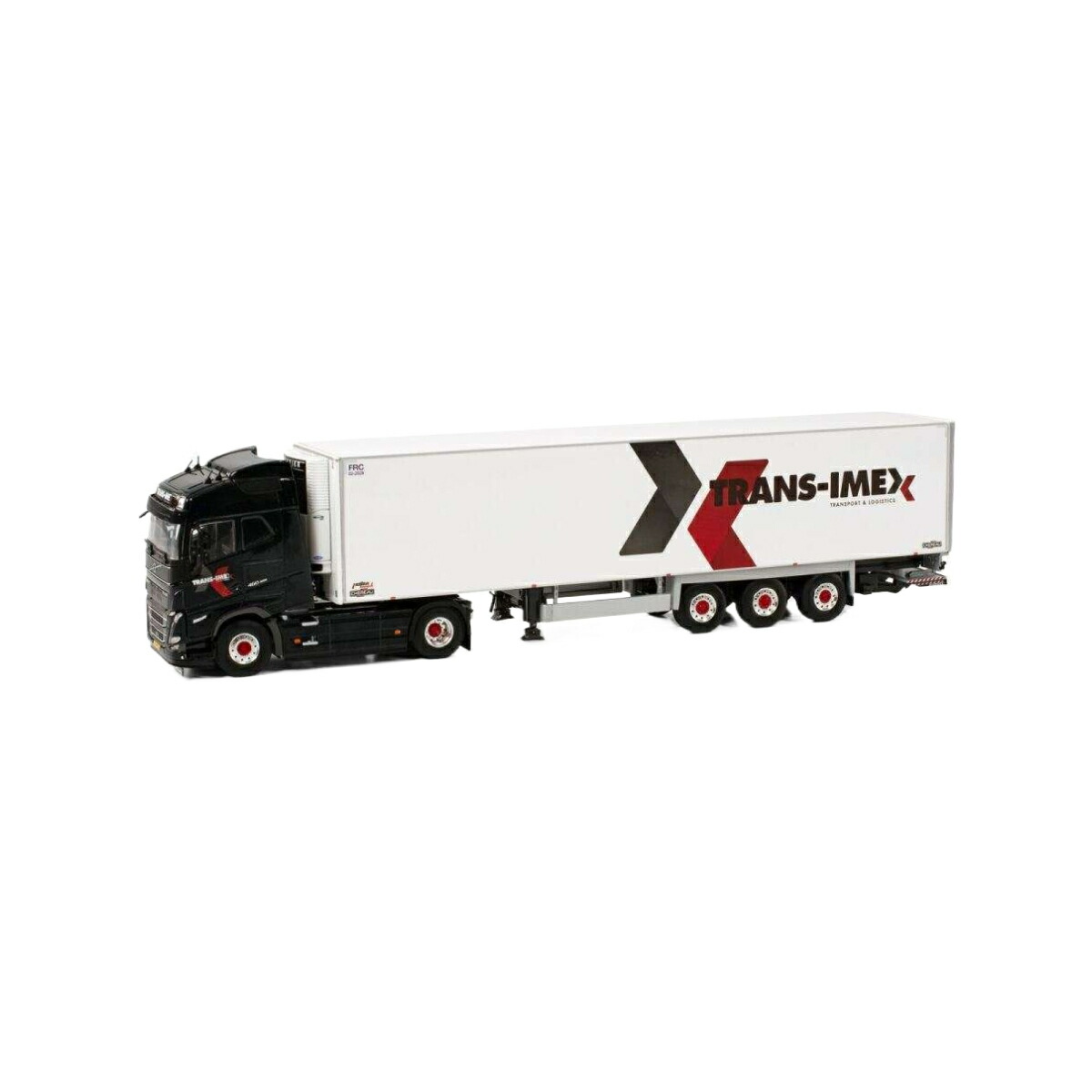 Trans-Imex Volvo FH05 Globetrotter 4x2 Reefer Semitrailer 3axle トレーラー / WSI 1/50 建設機械模型 工事車両