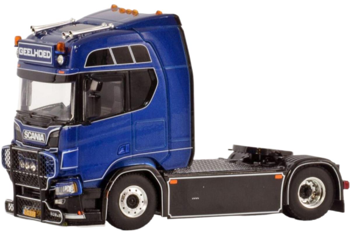 Geelhoed Scania R ご機嫌伝達ルート CR20H 4x2 トラクター上端 01-4419 / WSI 1/50 作り上げる機械類ひな形 工事鉄道車両