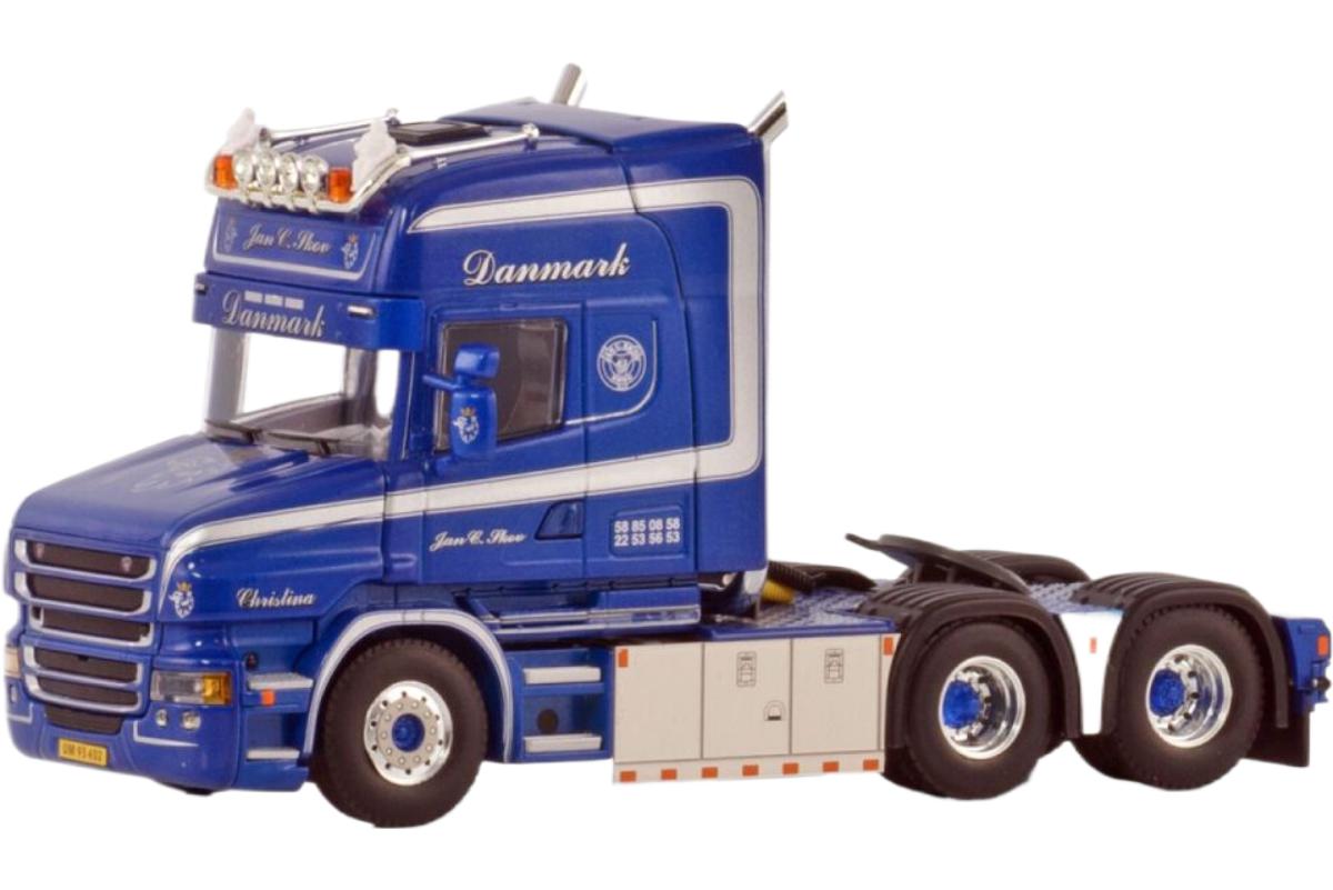 Jan C Skov Scania T6 トーピード トップライン 6x2 トラクター上端 / WSI 1/50 作り上げる機械類ひな形 工事鉄道車両