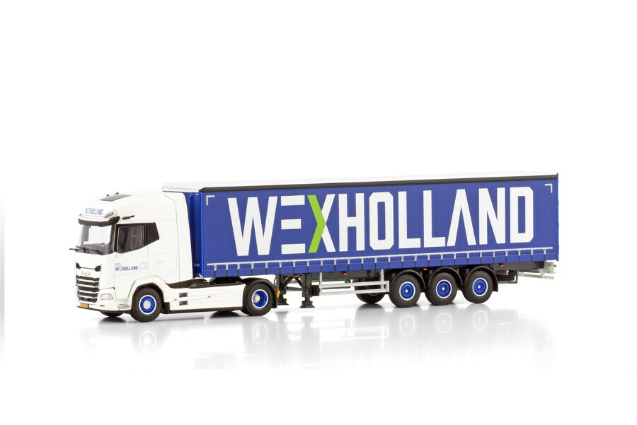 WEX HOLLAND DAF XG+ 4X2 カーテンサイドトレーラー - 3軸 トレーラー/WSI 1/50 建設機械模型 工事車両｜ラストホビー