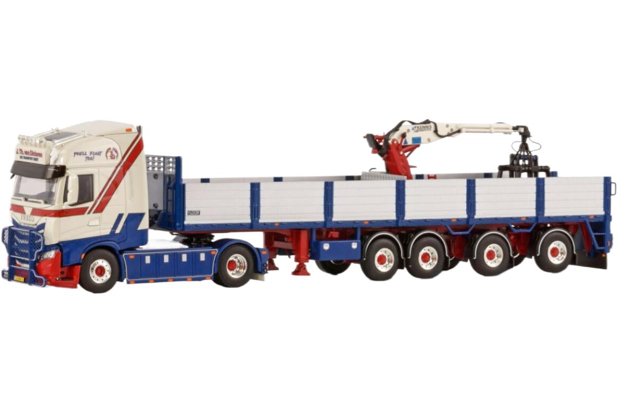J. Th. van Dinteren Iveco S-Way AS ハイキャブ トラクタヘッド / WSI 1/50 建設機械模型 工事車両