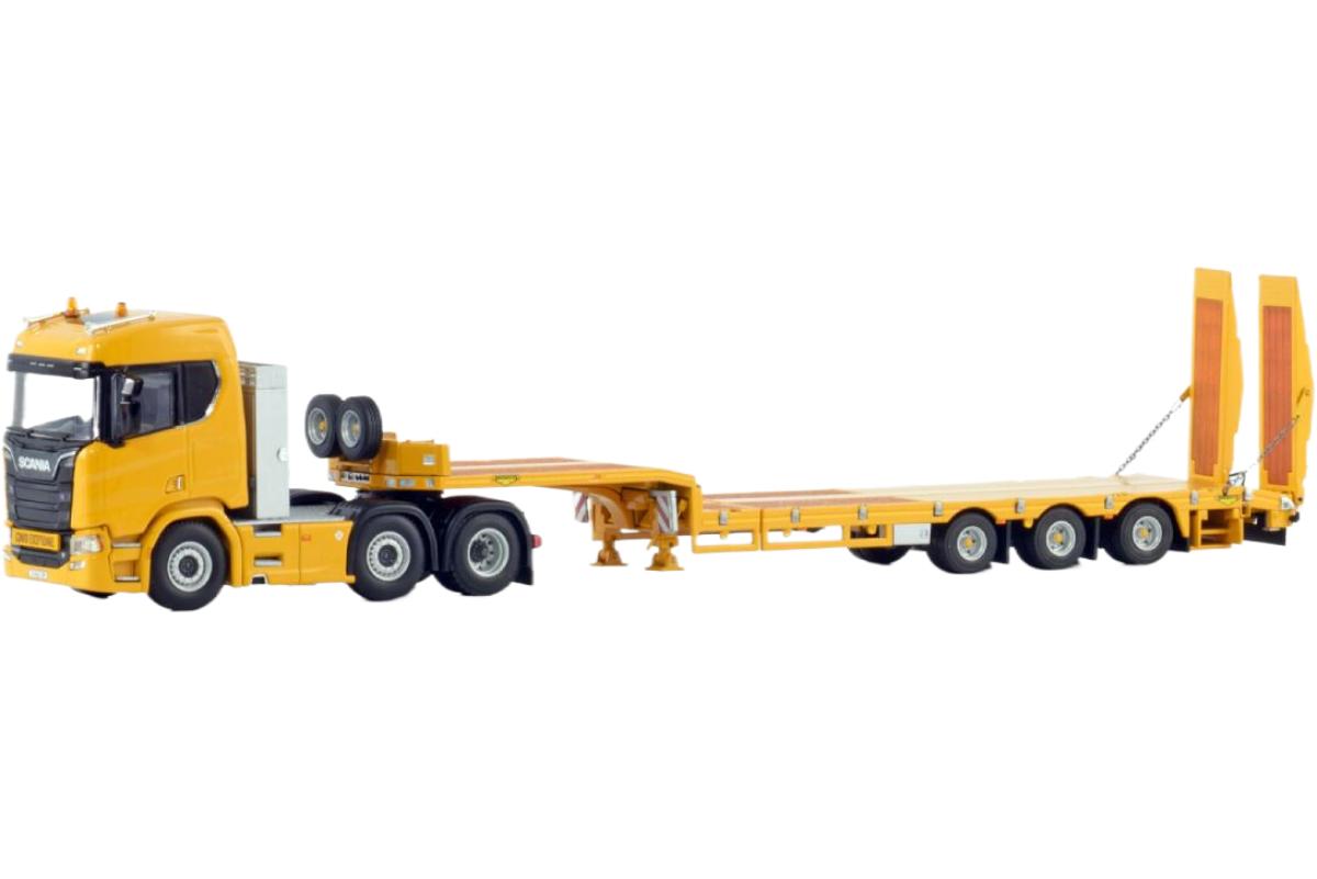 Premium Line Scania R 並大抵 CR20N トラクター上端 / WSI 1/50 作り上げる機械類ひな形 工事鉄道車両