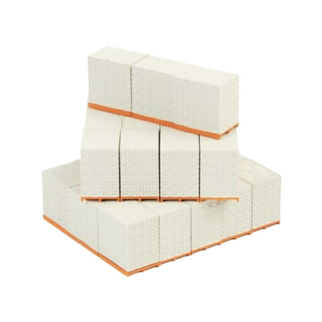 stones grey on pallet / WSI 1/50 建設機械模型 工事車両
