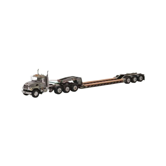 USA Basic Line Mack Granite 8x4 lowbody trailer 3-axle トレーラー / WSI 1/50 建設機械模型 工事車両
