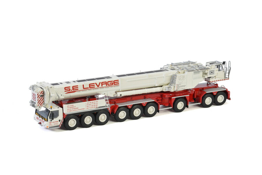 SE LEVAGE LIEBHERR LTM 1750 可動性起重機/WSI 1/50 築き上げる機械類ひな型 工事鉄道車両
