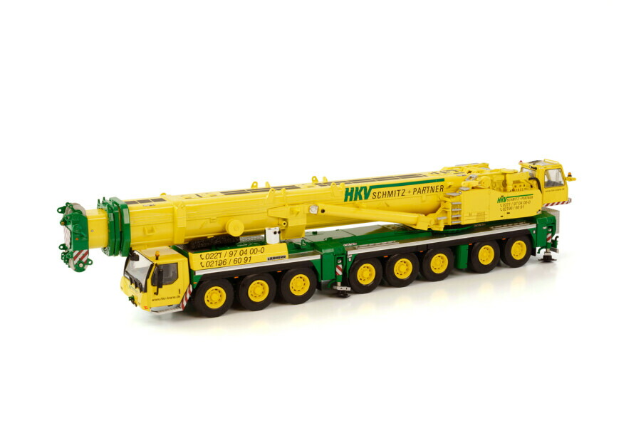 HKV LIEBHERR LTM 1500-8.1 可動性起重機/WSI 1/50 築き上げる機械類ひな型 工事鉄道車両