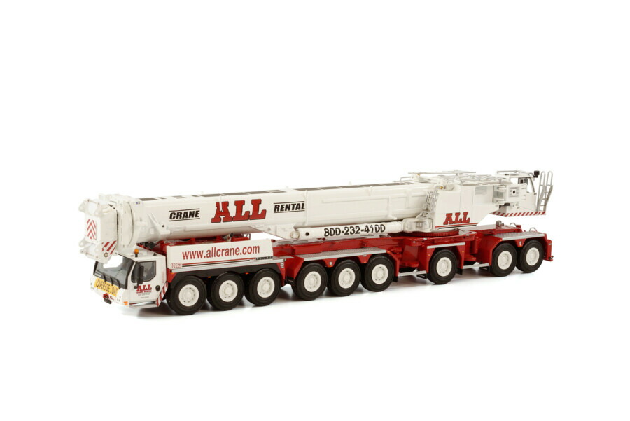 櫂・起重機・ハイヤー LIEBERR LTM 1750 可動性起重機/WSI 1/50 築き上げる機械類ひな型 工事鉄道車両