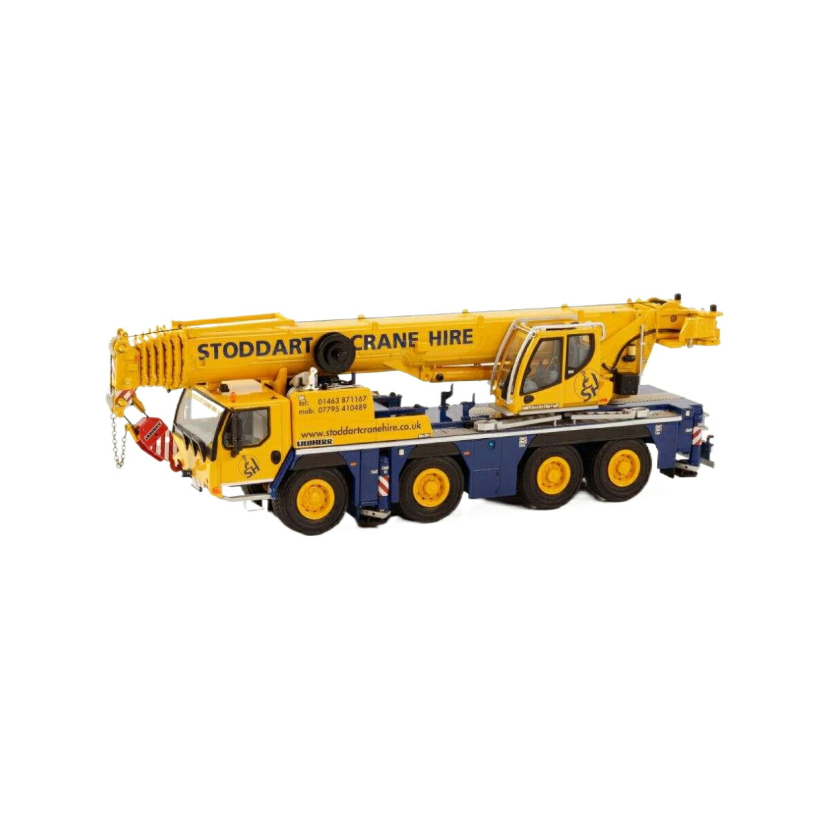 Stoddart Crane Hire Liebherr LTM1090-4.2 mobile crane  移動性起重機 / WSI 1/50 組み上げる機械類ひな形 工事鉄道車両