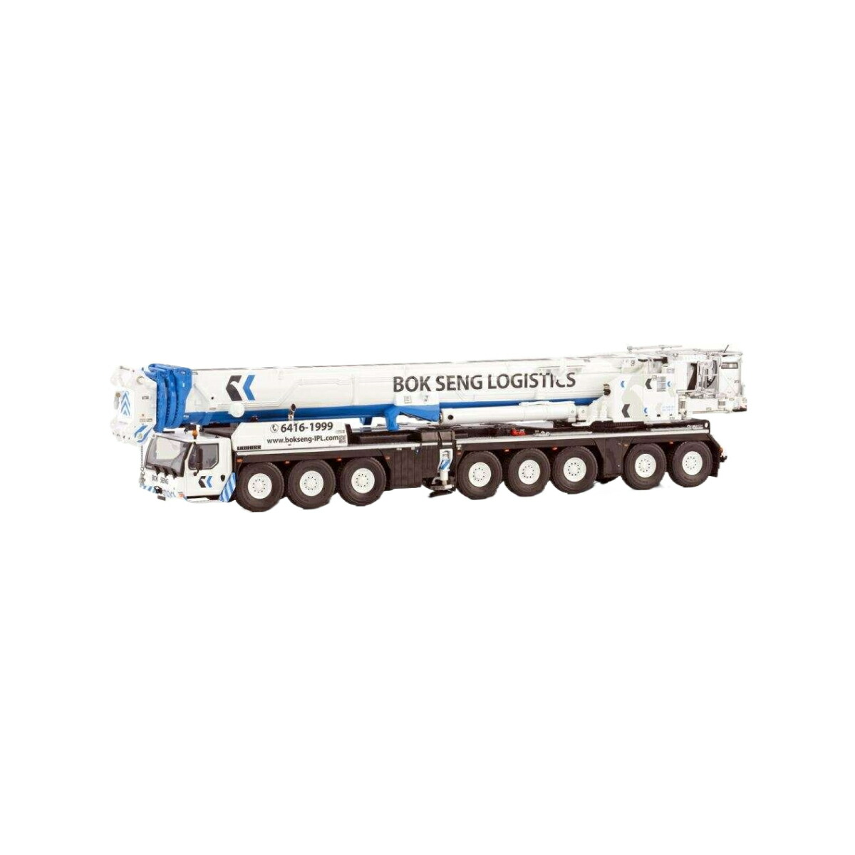 Bok Seng Liebherr LTM1650-8.1 crane  移動性起重機 / WSI 1/50 組み上げる機械類ひな形 工事鉄道車両