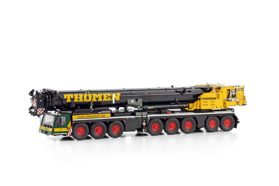 THOMEN LIEBHERR LTM 1650-8.1 可動性起重機/WSI 1/50 築き上げる機械類ひな型 工事鉄道車両