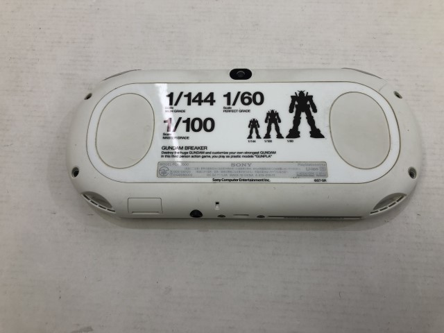 Psvita ホワイト 04r3351 トレーダー Psvitaソフト ホワイト ガンダムモデル 中古 店 Vita 本体 Playstation Pch 00 Psvitaソフト Pch 00 ガンダムブレイカー メモリーカード付 8gb