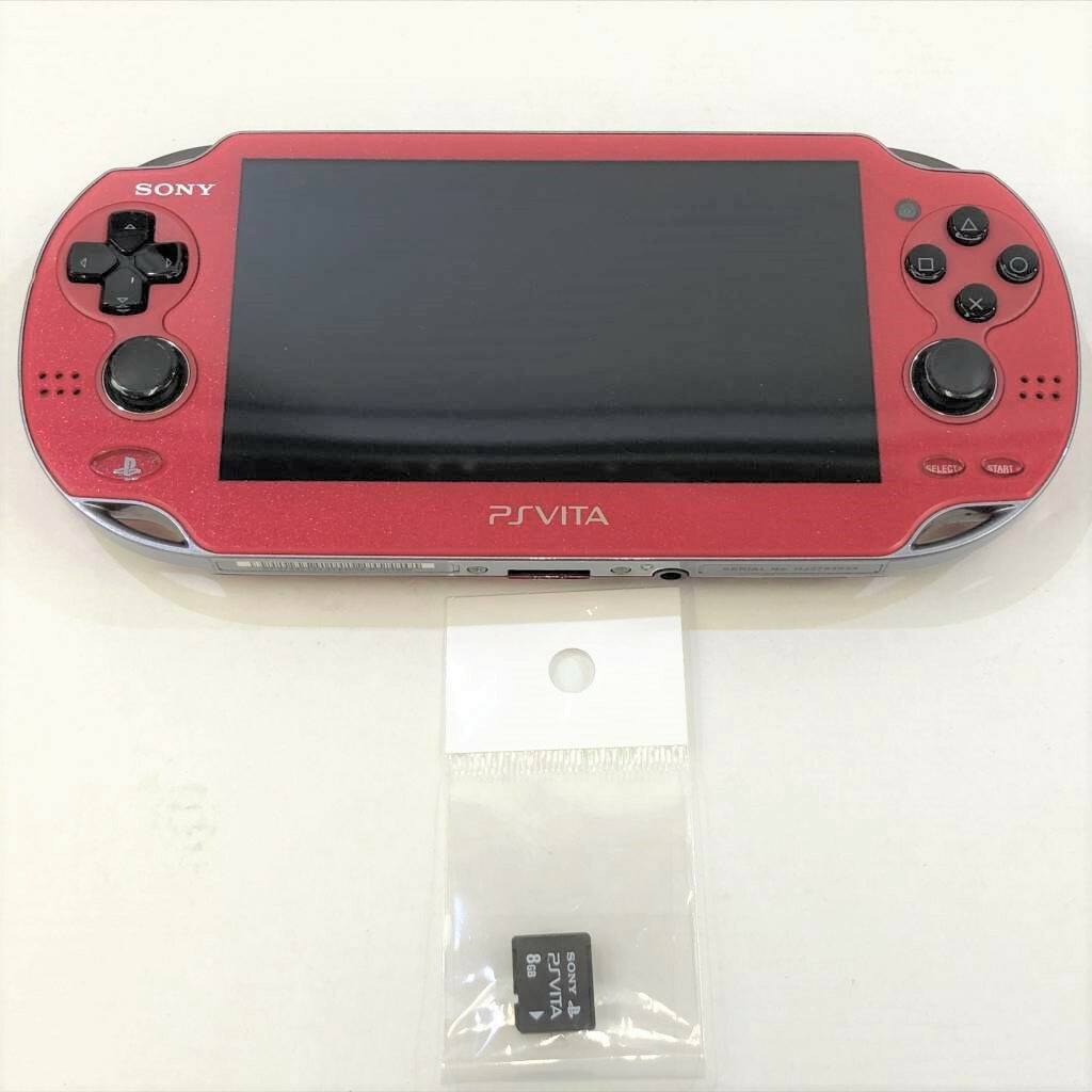 中古 Playstation Vita 本体 Pch 1000 Wi Fiデザイン 緋 緋 記憶メッセージカード 8gb Psvita 中古ほっそりとして優美なこと 04r4031 Restaurant Valentino De