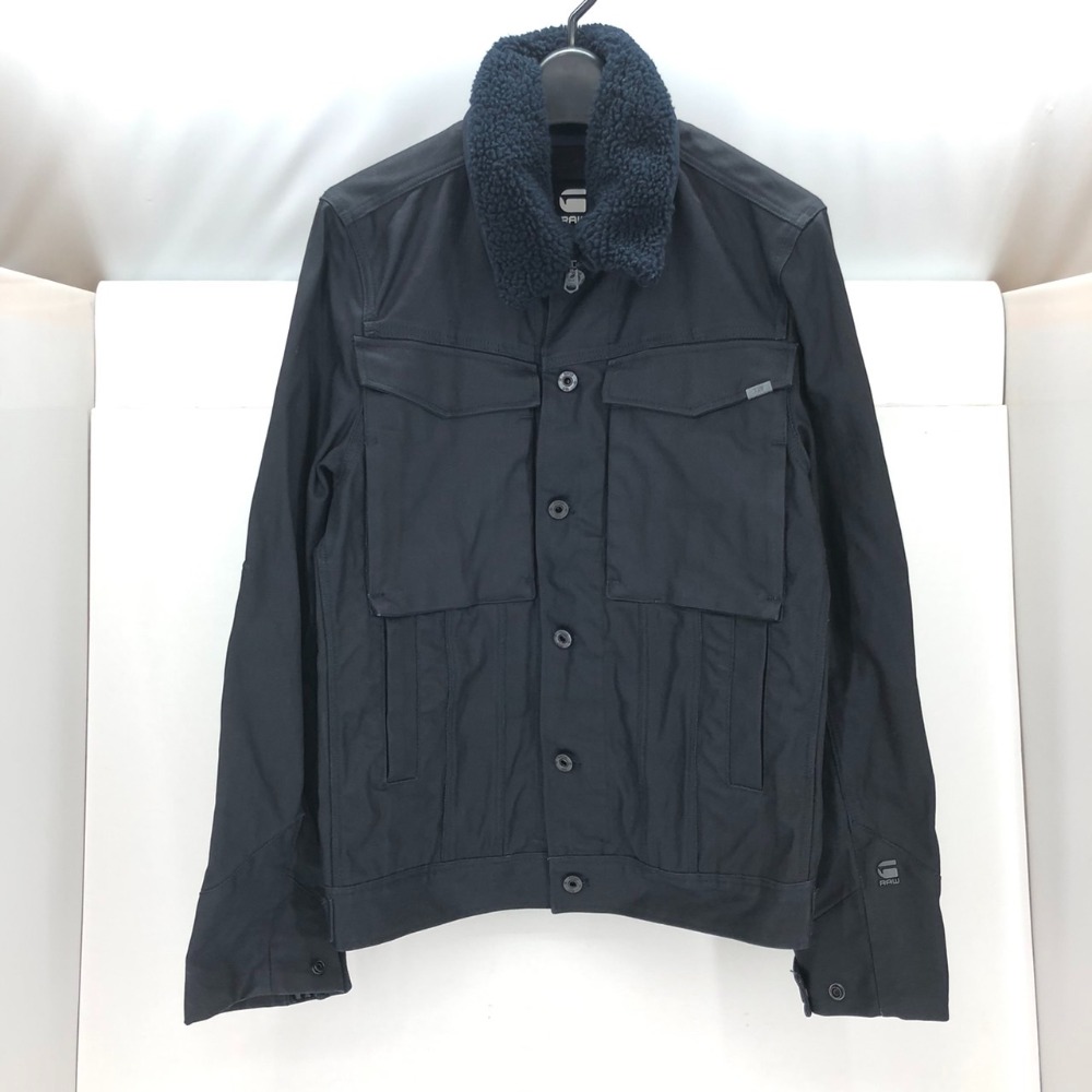 ジースターロウ　ジャケット　Ｌ 楽天市場】【中古】G-STAR RAW ARC ZIP 3D SLIM JACKET スタンド