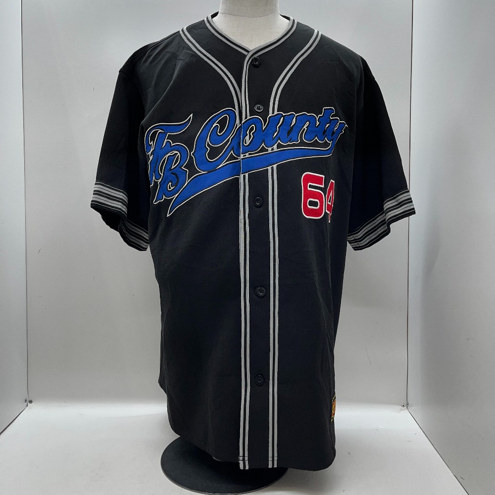 特大　FB COUNTY　エフビーカウンティ　ベースボールシャツ　ネイビー3XL Amazon | FB County men 's Super Heavyweightウールブレンド