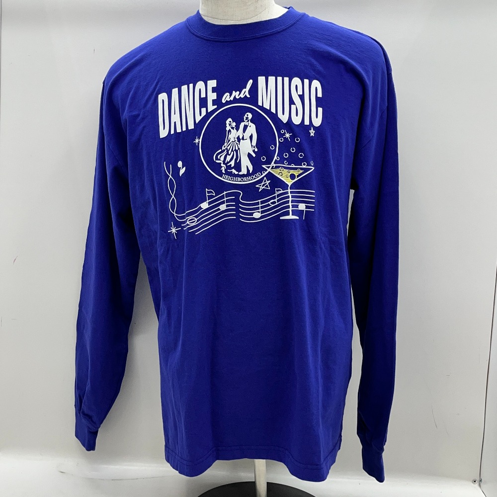 【中古】 NEIGHBORHOOD ネバ―フッド ロングスリーブ サイズL ブルー ロンＴ 長袖Ｔシャツ 06w6357 【三郷店】