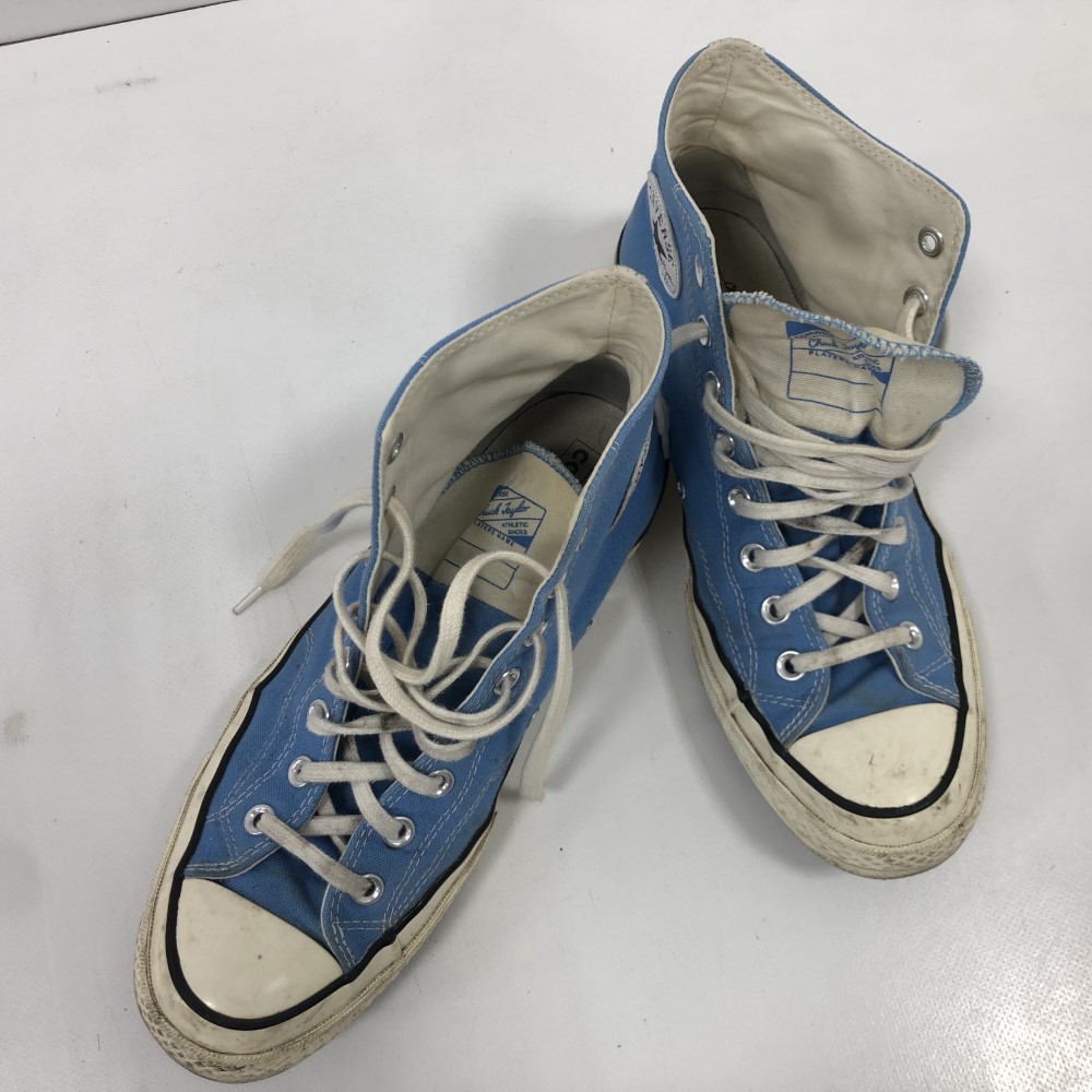 【中古】 Converse コンバース Chuck Taylor ファスナーテイラー All Star 70Hi Tuisted Tongue BlueCoast   スニーカー  07w17628  【大和店】