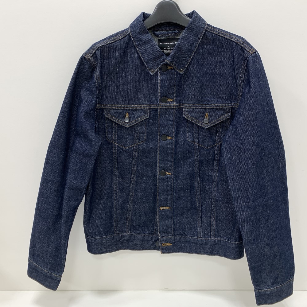 Arpege story デニムジャケット クロップドGジャン 楽天市場】【中古】Arpege storyクロップドGジャン デニムジャケット