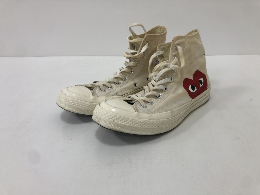 【中古】 Converse コンバース Come de Garcons コムデ給仕 All STAR Hi 1CK079  26.5糎 スニーカー  07w19523  【大和店】