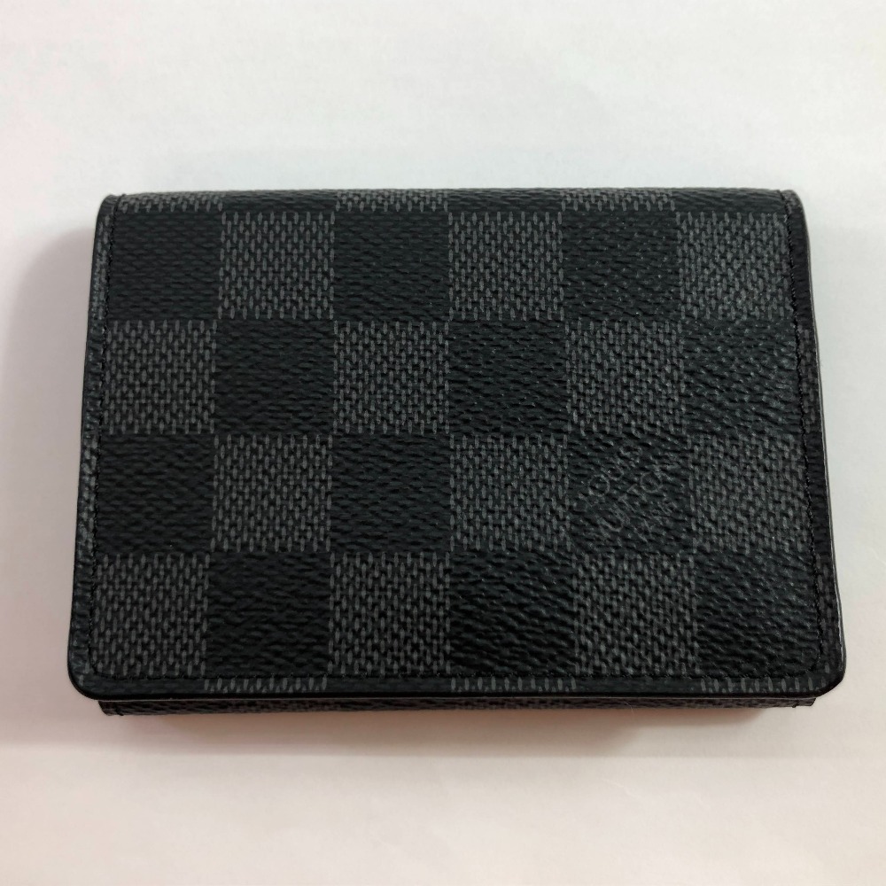 ルイヴィトン ダミエ カードケース 名刺入れ イニシャル入り LOUIS VUITTON ルイヴィトン カードケース 名刺入れ