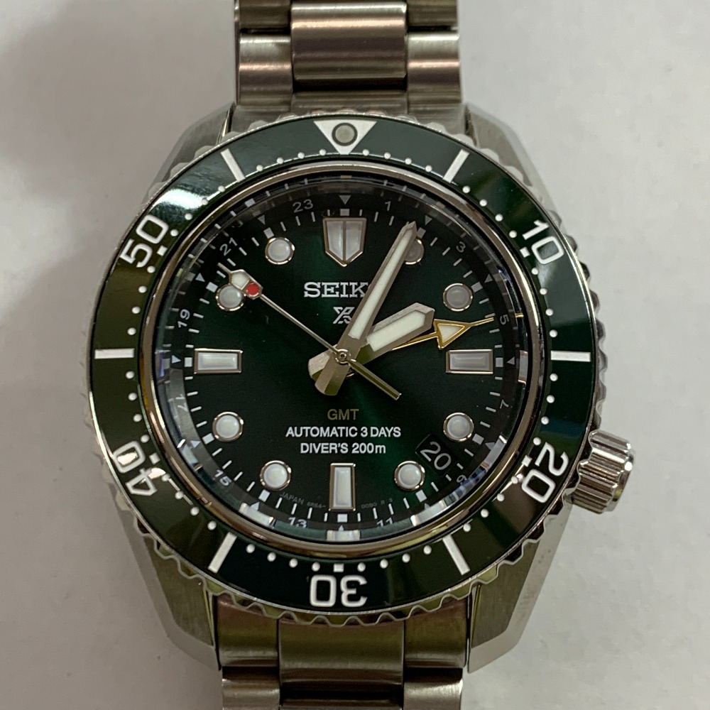04w3010▽※【中古】セイコー 腕時計 SEIKO 時計 プロスペックス ダイバースキューバ PROSPEX メンズ グリーン SBEJ009【八王子店】|トレーダー 店