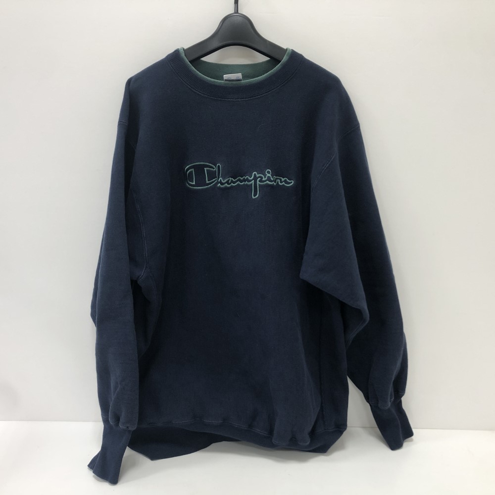 【中古】 Champion Reverse Weave 刺しゅうロゴタイプ 調教師 USA製 90\u0027s 米国海軍 XXL大きさ  汗水  07w18988 はやりっ児  【大和店】