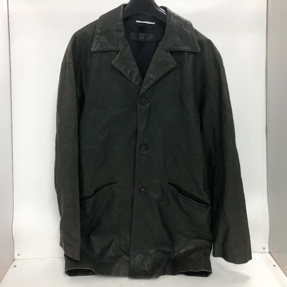 楽天市場】イタリア製 VERA PELLE レザージャケット モード ブラック