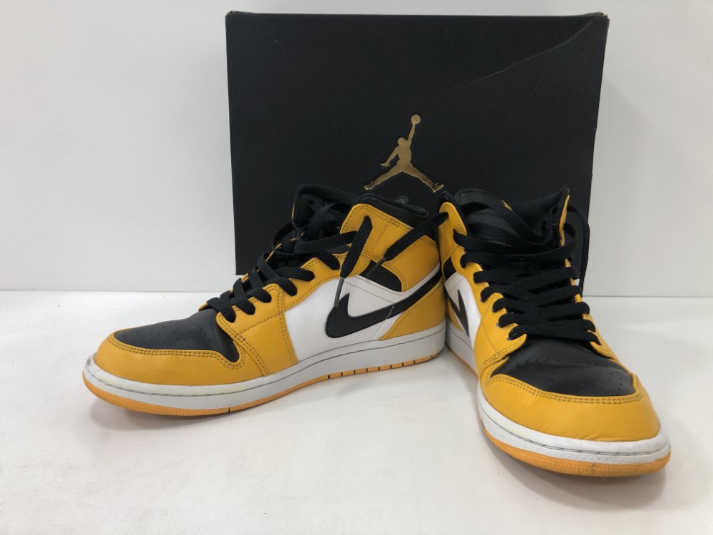 【中古】 NIKE Airjordan 1 MID TAXI  554724－701辻自動車 スニーカー 28.5糎  28.5糎 スニーカー  07w25099  【大和店】