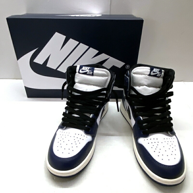 靴 Nike Air Jordan 1 High OG DZ5485-401 Nike Air Jordan 1 High OG Shoes Midnight Navy White DZ5485