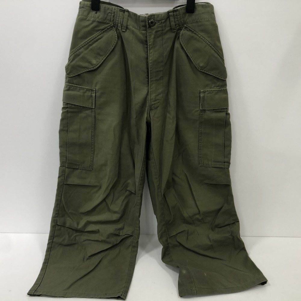 【中古】 US ARMY M&minus;65 カーゴパンツ アーミーグリーン カーゴパンツ 07w50053 【大和店】｜トレーダー　店
