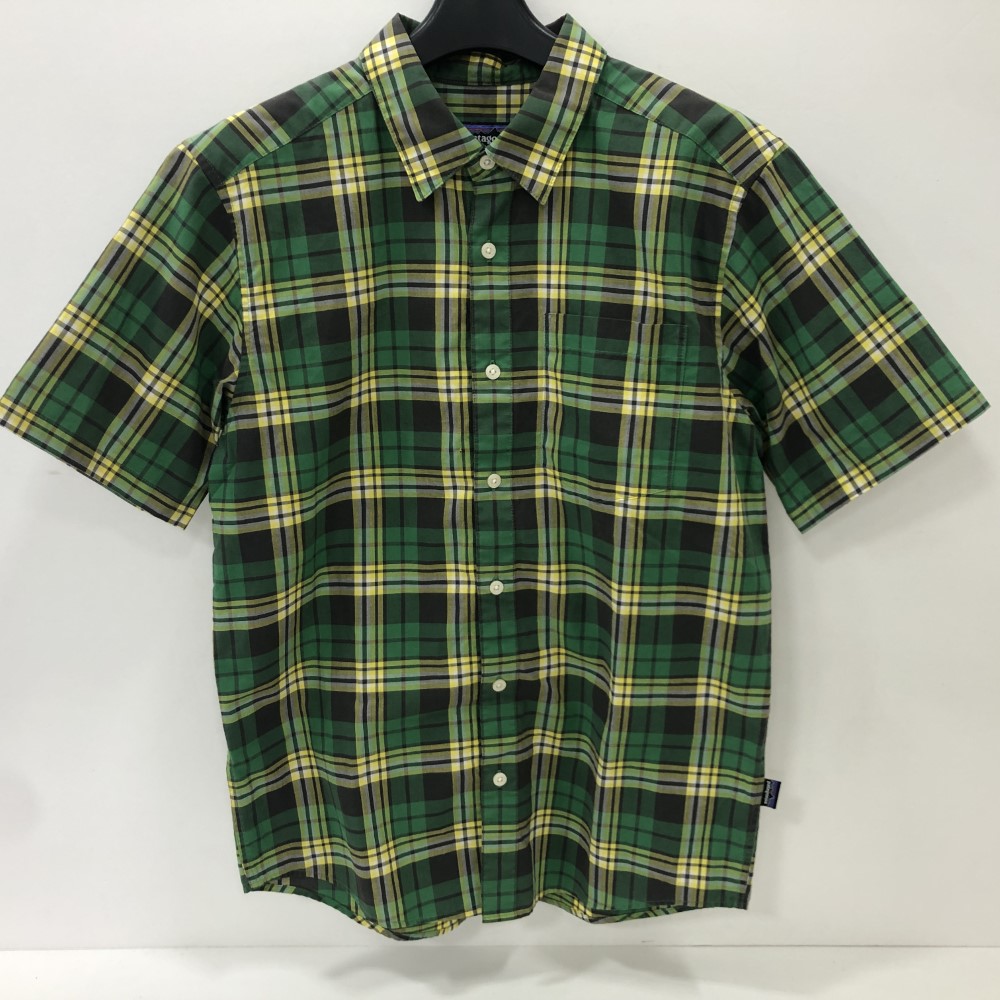 チェック柄☆オーガニックコットン【Roots】半袖 Tシャツ オーガニックコットンニット ボーダー柄半袖トップ