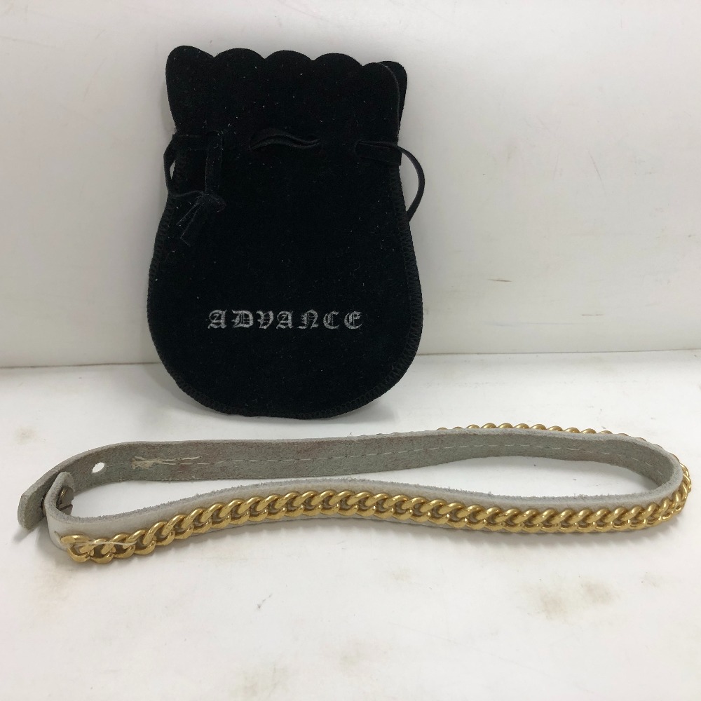【中古】 ADVANCE アドバンス ゴールド メンズ 保存袋あり ブレスレット 02w14923 【牛久店】