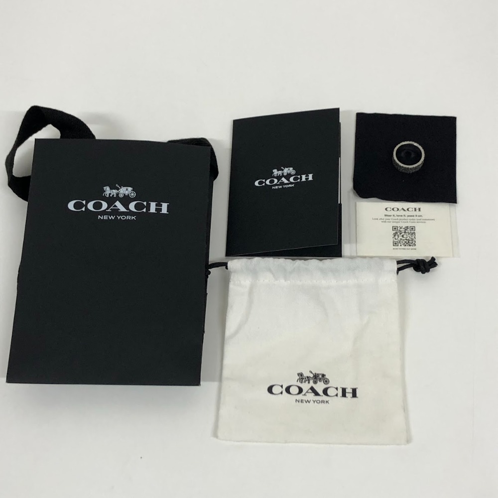 【中古】 コーチ COACH スターリング シルバー シグネチャー リング 9サイズ リング・指輪 08w9124 【水戸店】｜トレーダー　店