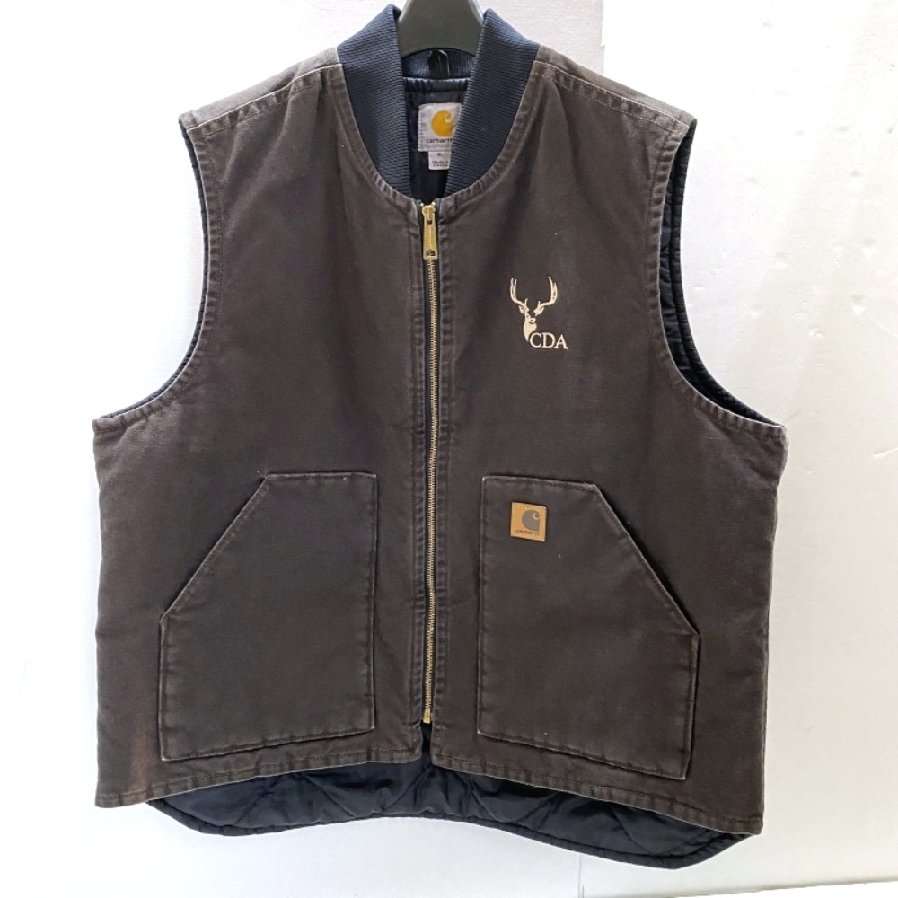 Carhartt ベージュ ベスト XL carhartt - 80's Carhartt カーハート Duck Vest ダック地