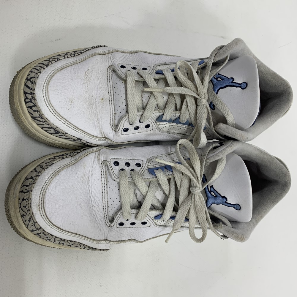 【中古】 Nike Air Jordan 3 Retro UNC 2020 CT8532-104 ナイキ エアジョーダン3 レトロ UNC 2020 白 29cm 29.0cm US11 UK10 EU45 スニーカー 07w60077 【大和店】